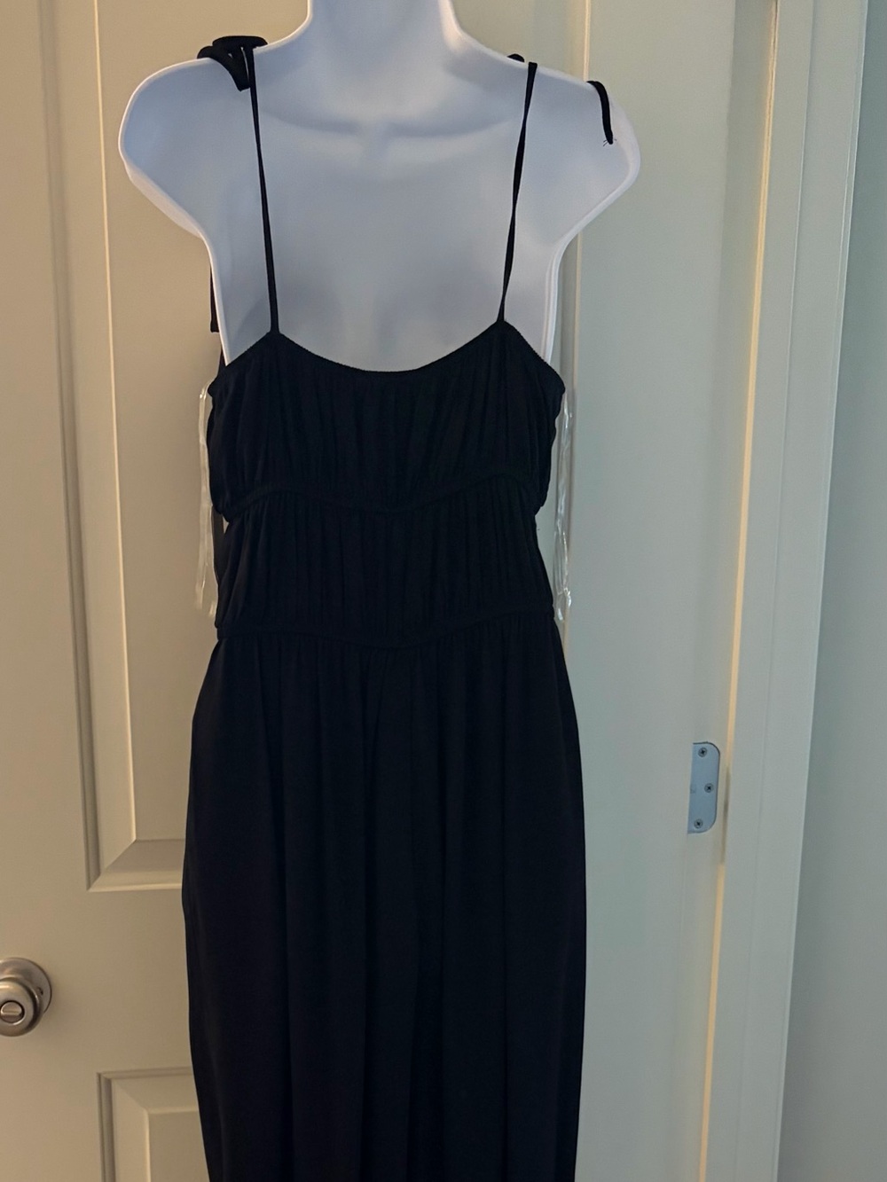 Black Spaghetti Strap Jumpsuit
